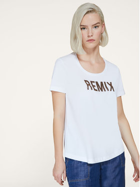 Persona by Marina Rinaldi Persona by Marina Rinaldi T-Shirt Varieta 1972080 Biały Regular Fit