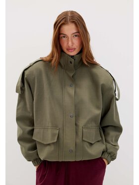 Mirons Mirons Kurtka przejściowa soft Khaki Regular Fit
