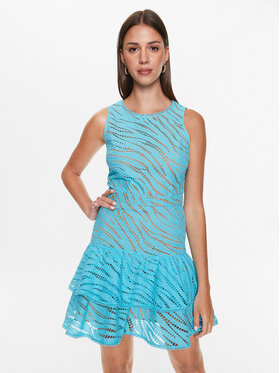 MICHAEL Michael Kors MICHAEL Michael Kors Haljina za svaki dan MS381M48CT Svijetloplava Regular Fit