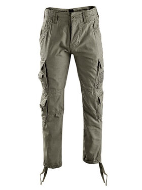 Brandit Brandit Spodnie cargo 1016.1.XXL Zielony Slim Fit