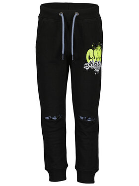 Blue Seven Blue Seven Spodnie dresowe 875074 X Czarny Regular Fit