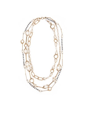 Weekend Max Mara Weekend Max Mara Колие Jabot 2525756065650 Златист