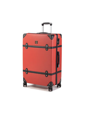Semi Line Semi Line Nagy kemény borítású bőrönd T5511-0 Piros