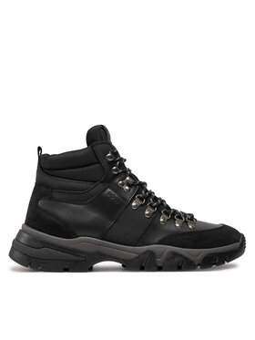 BOSS BOSS Schnürstiefeletten Chester Halb Sdltny 1 50523901 Schwarz