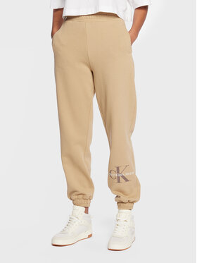 Calvin Klein Jeans Calvin Klein Jeans Pantaloni da tuta J20J220265 Beige Relaxed Fit