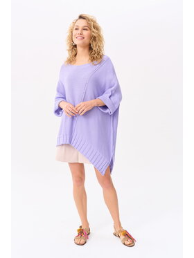 blue shadow blue shadow Sweter Gustti Fioletowy Standard Fit