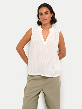 Kaffe Kaffe Топ Alice 10508545 Білий Regular Fit