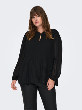 ONLY Carmakoma ONLY Carmakoma Särkpluus Piona 15302015 Must Regular Fit