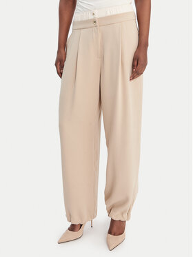 Liu Jo Sport Liu Jo Sport Pantaloni di tessuto TA6150 TS923 Beige Regular Fit