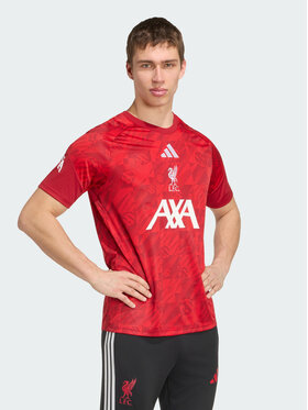 adidas adidas Koszulka techniczna 169424 Czerwony Regular Fit