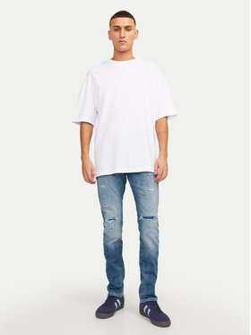 Jack&Jones Jeans Hlače Glenn 12253296 Modra Slim Fit