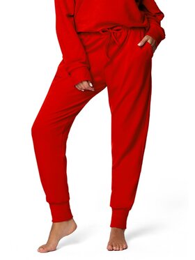 DKaren Sport DKaren Sport Spodnie dresowe DK-K-B7 Czerwony Regular Fit