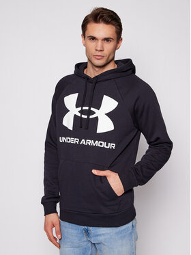 Under Armour Under Armour Bluza Ua Rival Fleece Big Logo 1357093 Czarny Loose Fit