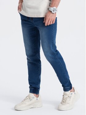 Ombre Ombre Jeansy OM-PADJ-0134 Modrá Skinny Fit