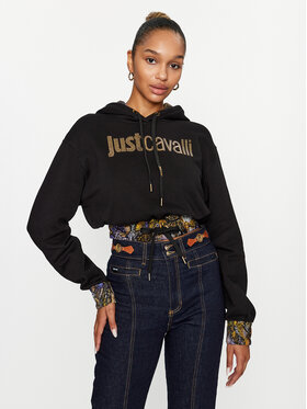 Just Cavalli Just Cavalli Mikina 75PAI309 Černá Regular Fit