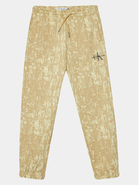 Calvin Klein Jeans Calvin Klein Jeans Pantaloni da tuta Second Skin IB0IB01932 Beige Relaxed Fit