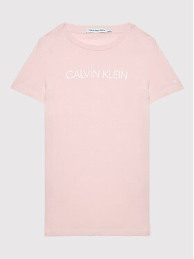 Calvin Klein Jeans Calvin Klein Jeans Ежедневна рокля Logo IG0IG01417 Розов Regular Fit
