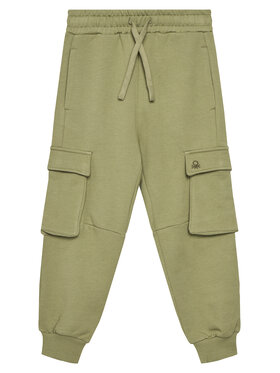 United Colors Of Benetton United Colors Of Benetton Spodnie dresowe 3UNICF066 Zielony Regular Fit