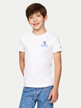 Tommy Hilfiger Tommy Hilfiger T-shirt KB0KB09281 Bijela Regular Fit