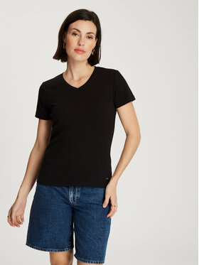 Cross Jeans Cross Jeans T-Shirt 56152-020 Czarny