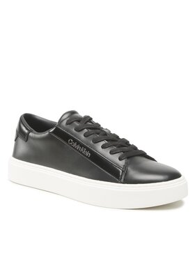 Calvin Klein Calvin Klein Sneakers Low Top Lace Up Lth HM0HM00861 Noir
