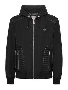 PHILIPP PLEIN PHILIPP PLEIN Kurtka puchowa 22657 Czarny Regular Fit