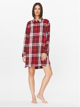 Tommy Hilfiger Tommy Hilfiger Naktiniai marškiniai UW0UW04874 Raudona Relaxed Fit