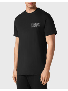 Plein Sport Plein Sport Tričko 1797 Čierna Regular Fit