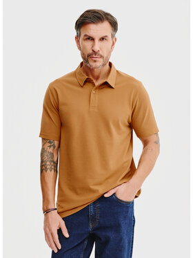 Pako Lorente Pako Lorente Polo P25SF-TX-002 Żółty Classic Fit