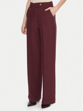 Maryley Maryley Hlače 25IB563/43BU Tamnocrvena Regular Fit