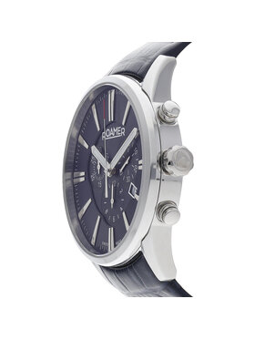 Roamer Ročna Ura Superior Chrono 508837 41 40 05 Mornarsko Modra