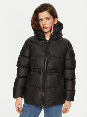 Hunter Hunter Pūkinė striukė HARW1295242 Juoda Regular Fit