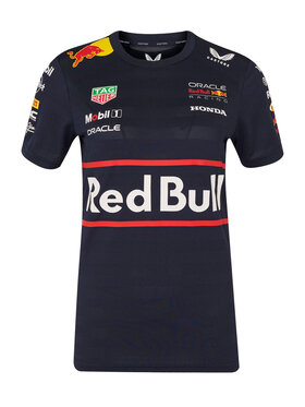 Red Bull Racing Red Bull Racing T-Shirt Team 2025 Granatowy Regular Fit