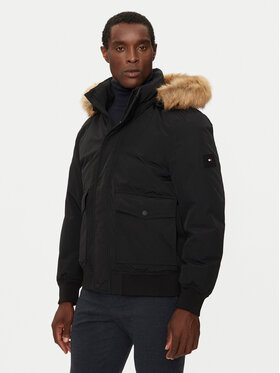 Tommy Hilfiger Tommy Hilfiger Geacă din puf Rockie MW0MW37412 Negru Regular Fit