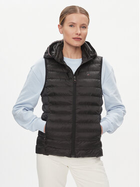 Tommy Hilfiger Tommy Hilfiger Безрукавка Global Stripe WW0WW42051 Чорний Regular Fit