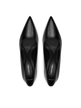 Calvin Klein Štikle Heel Pump 70 - Brush L HW0HW02446 Crna