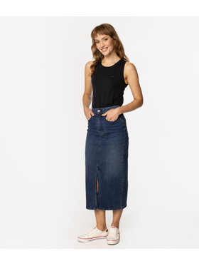 Lee Cooper Lee Cooper Spódnica jeansowa JULIETA Granatowy Regular Fit