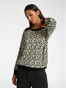 Elena Mirò Elena Mirò Cardigan M408Z100656N0S1 Nero Regular Fit