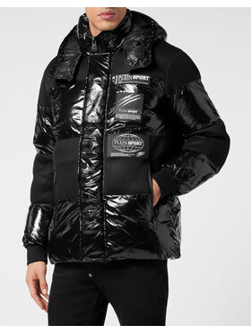 Plein Sport Plein Sport Kurtka zimowa 137 Czarny Regular Fit