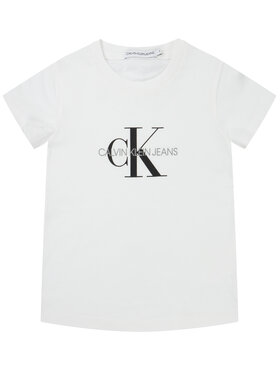Calvin Klein Jeans Calvin Klein Jeans T-Shirt Monogram Logo IU0IU00068 Bílá Regular Fit