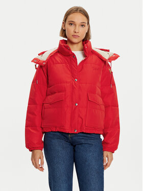 Lee Lee Pehelykabát 112355190 Piros Relaxed Fit