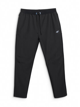 4F 4F Spodnie dresowe TRAIL RUNNING Czarny Regular Fit