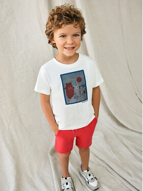Mayoral Mayoral Pantaloncini sportivi 611 Rosso Regular Fit