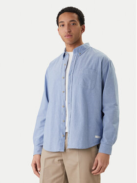 Element Element Koszula Button Down Regular Oxford ELYWT00182 Niebieski Regular Fit