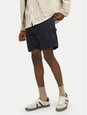 Jack&Jones Jack&Jones Pantaloni scurți de blugi Jjitony 12252814 Negru Loose Fit