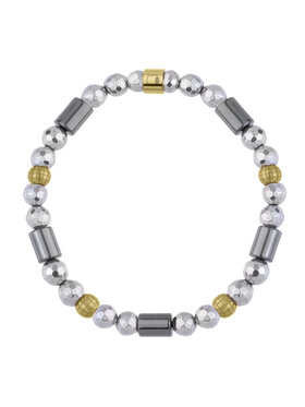 Manoki manoki Bransoletka BA1068S Srebrny