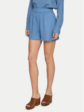 Vila Vila Szövet rövidnadrág Lania 14089489 Kék Loose Fit