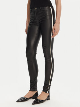 Serge Pariente Serge Pariente Nahkpüksid Sexy Stretch Thin Strip Must Slim Fit