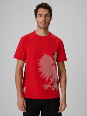 4F 4F T-Shirt 4FRSS26TTSHM4200-62S Czerwony Regular Fit