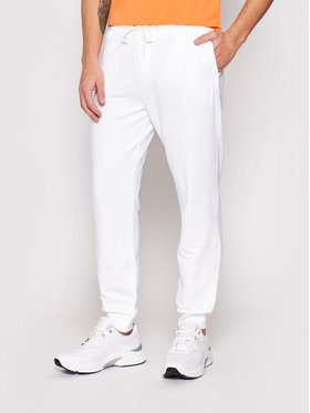 Guess Guess Παντελόνι φόρμας Adam M1RB37 K6ZS1 Λευκό Slim Fit